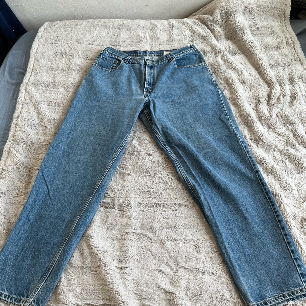 Levi's Blue Men’s 36x32 USA Made Classic 560 Relaxed Fit Jeans Vintage 04/2001 - Picture 3 of 15